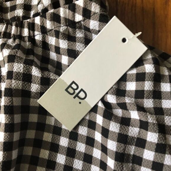 NEW ✨ Nordstrom BP Gingham One Shoulder Blouse - Picture 5 of 7